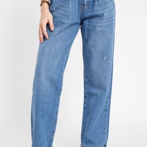 Quần jean nữ dài form rộng thời trang JONNY SON DX5819XD