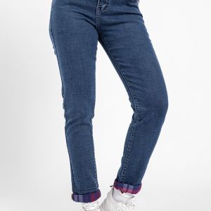 Quần jean nữ dài xăn lai thời trang JONNY SON QXD93YAD021