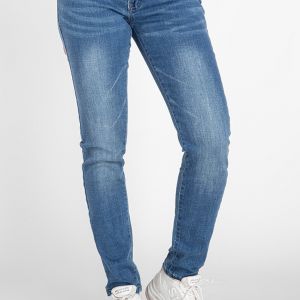 Quần jean nữ dài wash thời trang JONNY SON QXD93YAD026