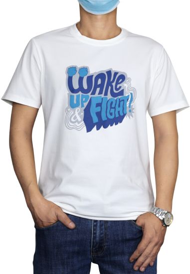 ÁO THUN NAM IN CHỮ Wake Up & Fight  TSDBN11-21